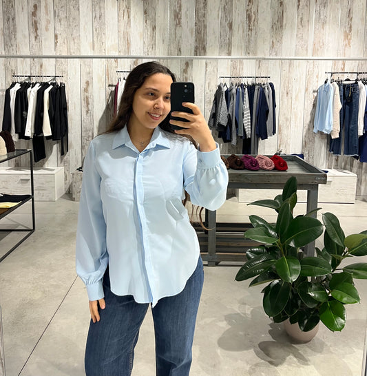 Camicia elegante celeste - Altamira Milano