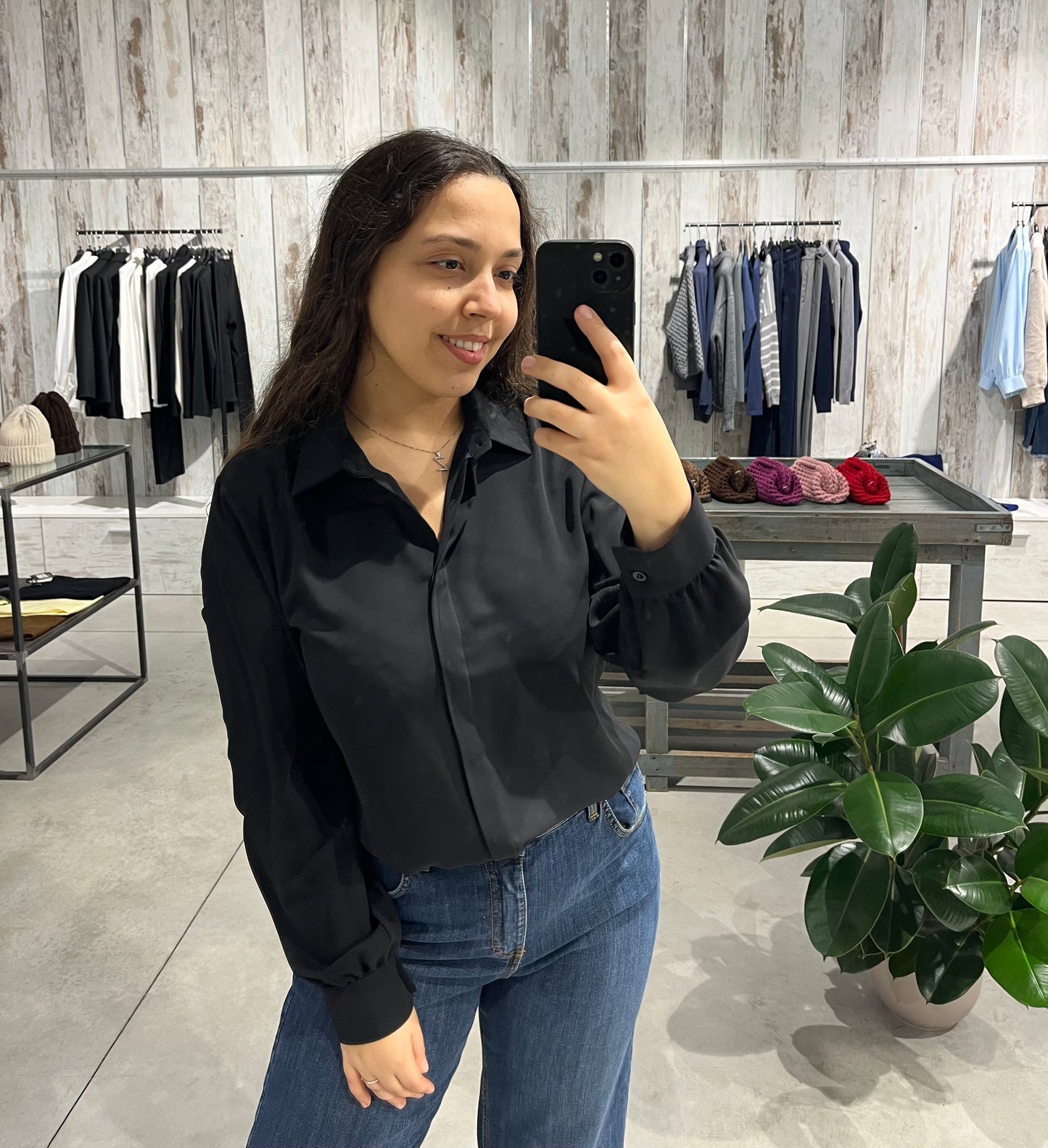 Camicia elegante nera - Altamira Milano