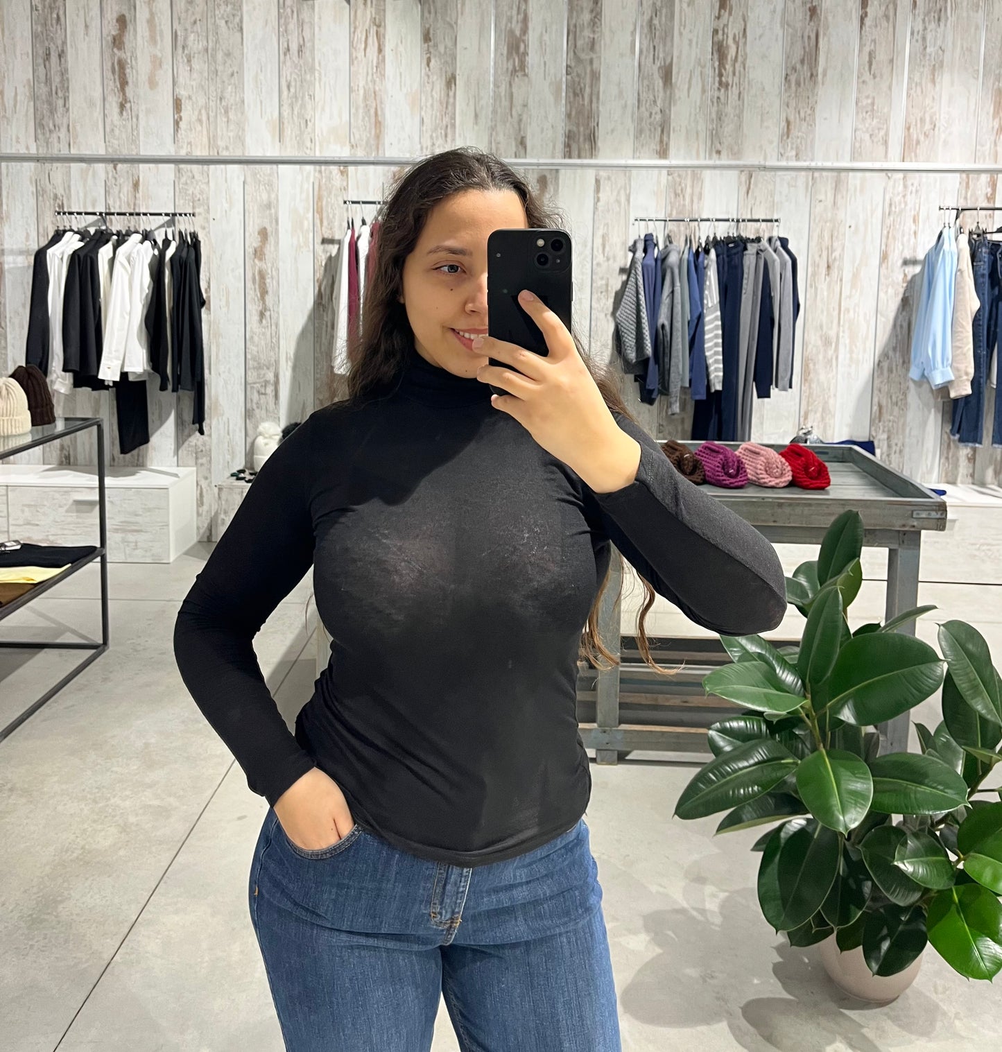 Dolcevita cashmirina nero - Altamira Milano