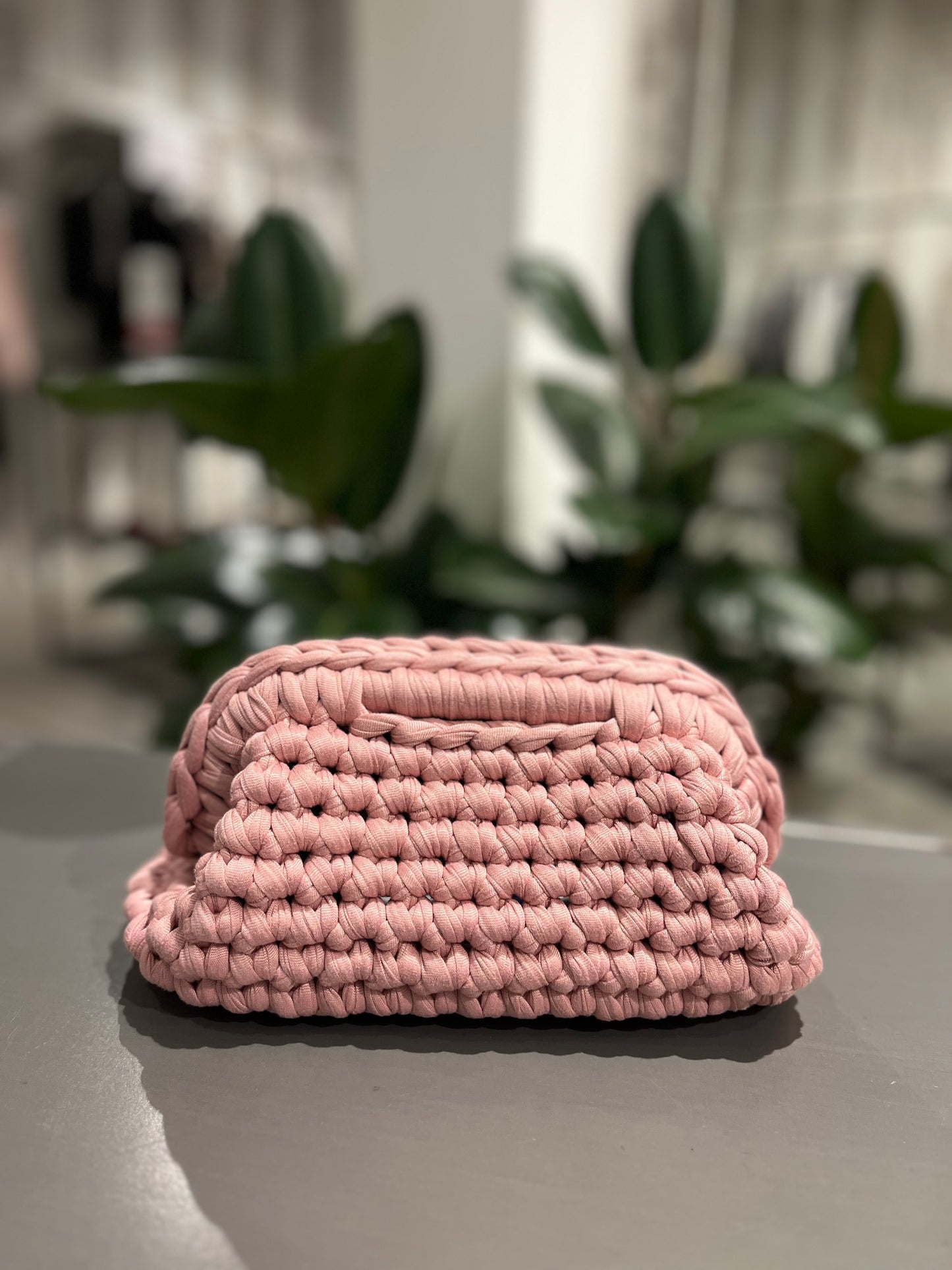 Borsa clutch bag fatta a mano rosa - Global Riouch