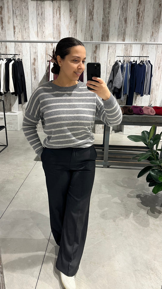 Pantalone palazzo nero - Altamira Milano