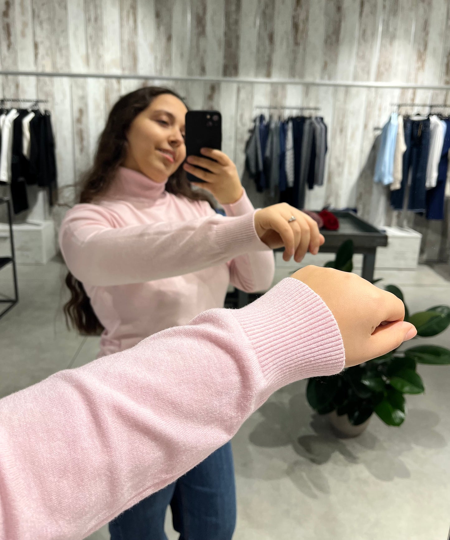 Dolcevita rosa basico in viscosa - Altamira Milano