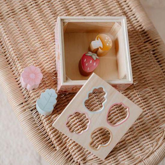 Cubo con forme ad incastro Fairy Garden - Little Dutch