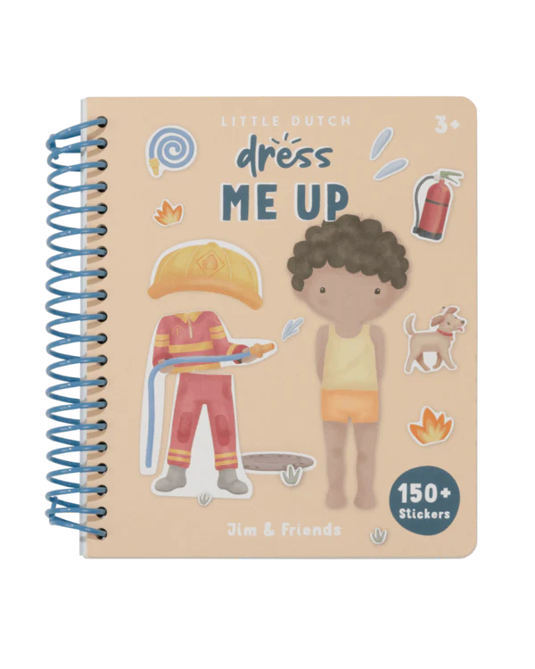 Libro Dress Me Up con Stickers - Little Dutch