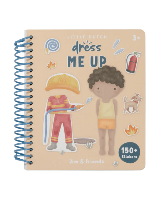 Libro Dress Me Up con Stickers - Little Dutch