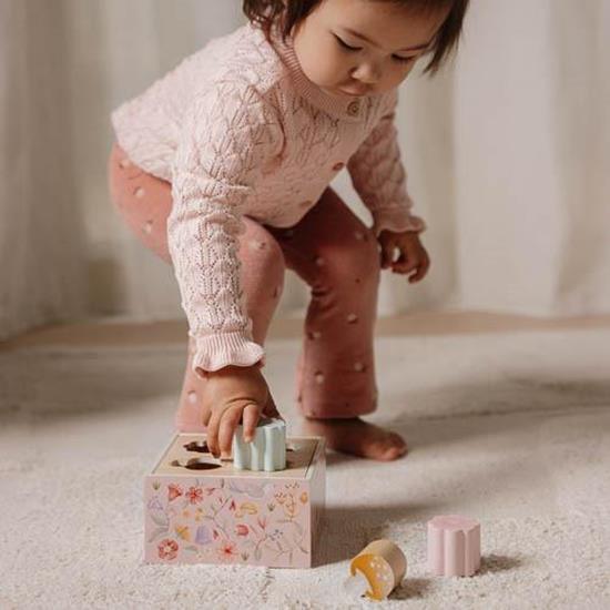Cubo con forme ad incastro Fairy Garden - Little Dutch
